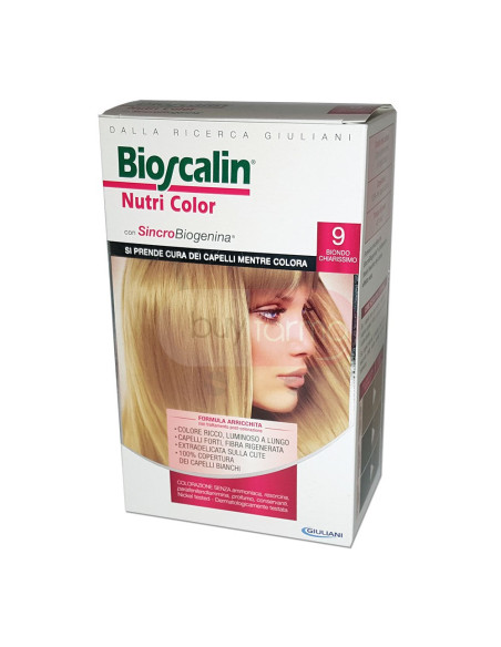 Bioscalin Nutri Color - 9 Biondo Chiarissimo Colorazione con Sincrobiogenina