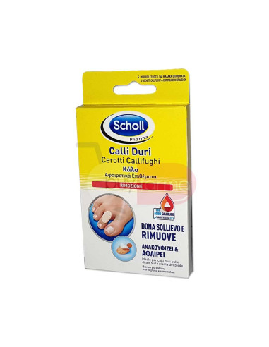 Scholl - Rimozione Calli Duri da 4 Cerotti Morbidi