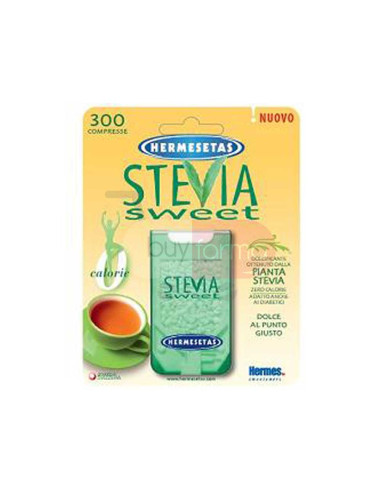Hermesetas Stevia - Dolcificante da 300 Compresse