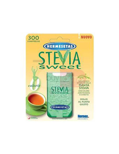 Hermesetas Stevia - Dolcificante da 300 Compresse