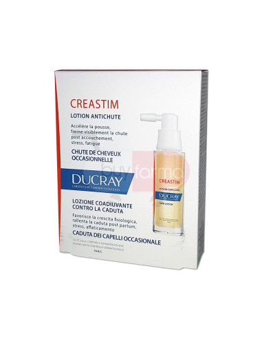 Ducray Creastim - Lozione Coadiuvante Anticaduta 2 Flaconi da 30ml