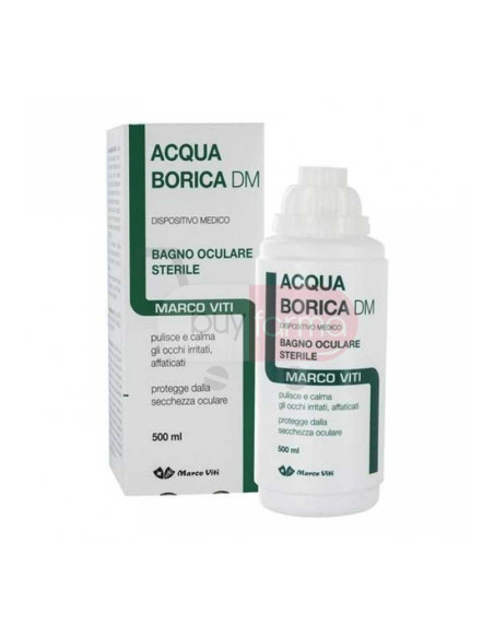 Acqua Borica DM - Bagno Oculare Sterile da 500ml