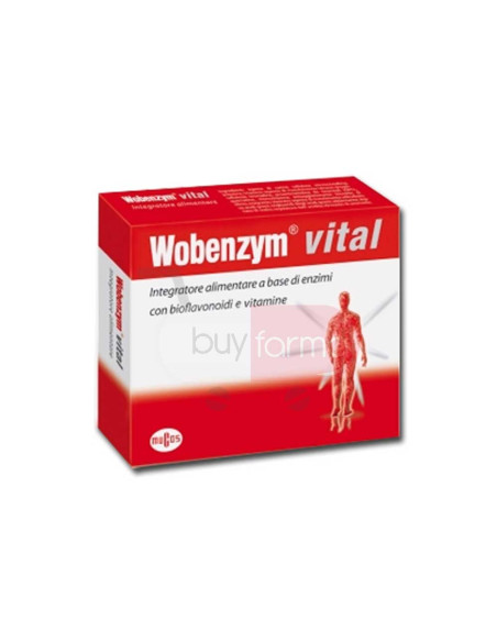 Wobenzym Vital - Integratore Alimentare da 40 Cpr
