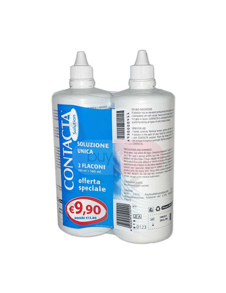 Contacta Solution - Soluzione Unica per Lenti a Contatto 2 x 360ml