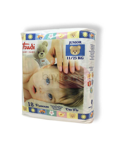 Trudi Baby Care - 18 Pannolini Dry Fit Junior 11/25 Kg