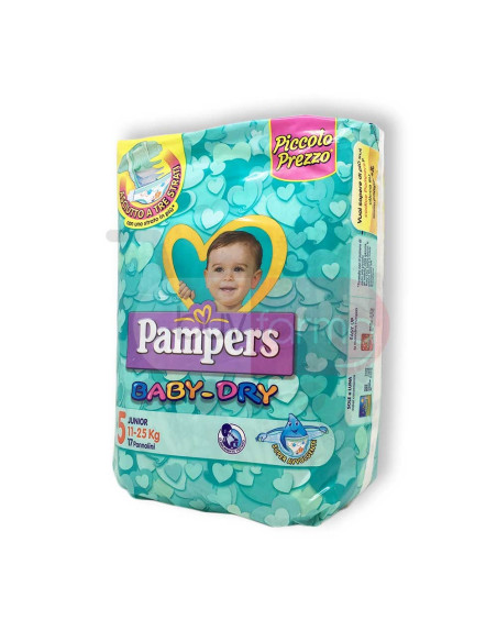 Pampers - Baby Dry 17 Pannolini 5 Junior 11-25 Kg