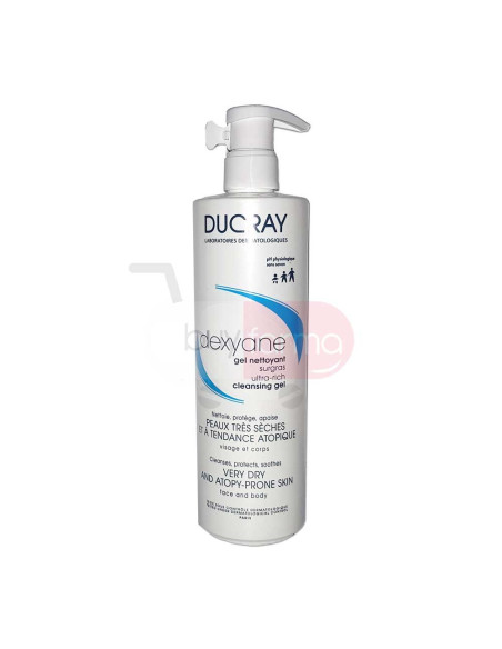 Ducray Dexyane - Gel Detergente Surgras per Viso e Corpo da 400ml