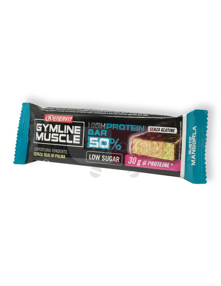 Enervit Gymline Muscle - High Protein Bar 50% Barretta Gusto Mandorla