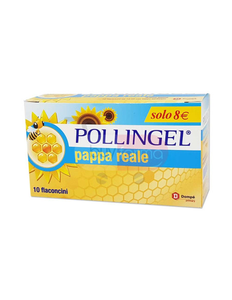 Pollingel Pappa Reale - Integratore Alimentare da 10 Flaconcini