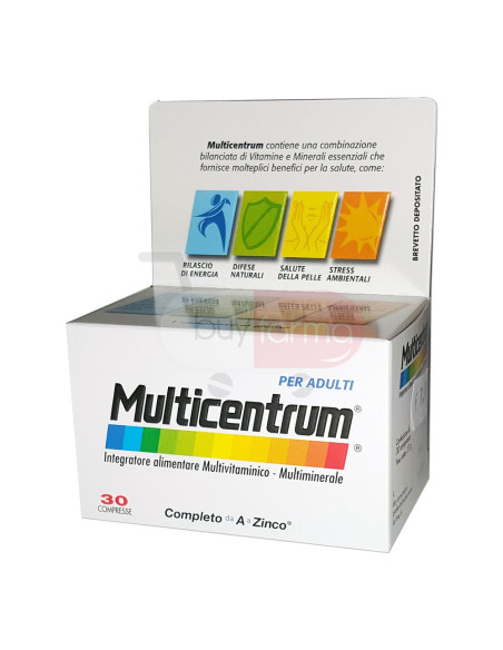 Multicentrum - 30 Compresse Integratore Multivitaminico Multiminerale
