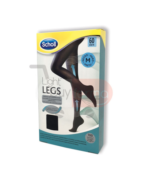 Scholl Light Legs - Collant 60 Denari Taglia M Nero