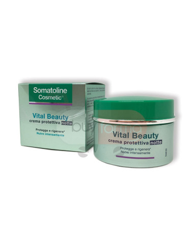 Somatoline Cosmetic Vital Beauty - Crema Protettiva Notte da 50ml