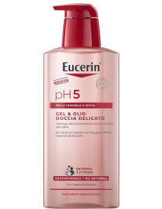 Eucerin Gel & Olio Doccia Delicato 400 Ml