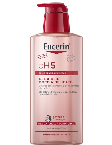 Eucerin Gel & Olio Doccia Delicato 400 Ml
