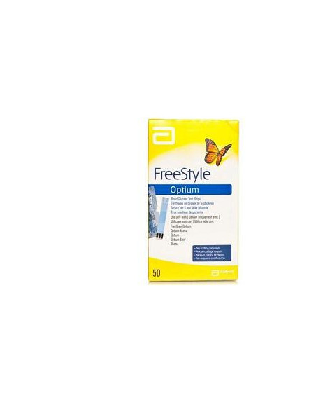 Strisce Misurazione Glicemia Freestyle Optium Test Strips 25pezzi