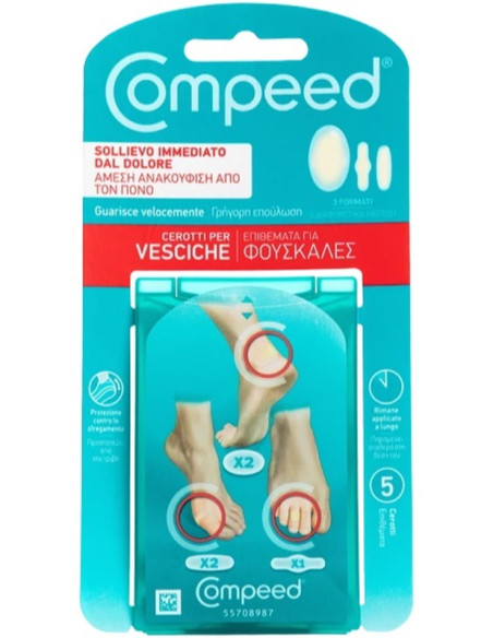 Compeed Cerotti Per Vesciche Misto 5 Pezzi