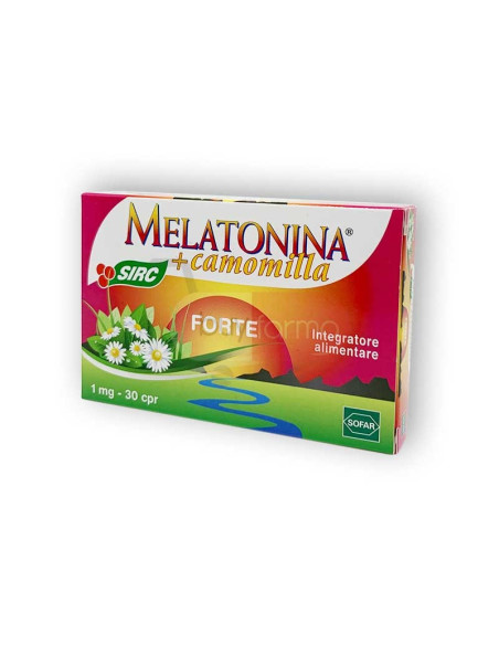 Melatonina + Camomilla Forte - Integratore Alimentare da 30 Cpr