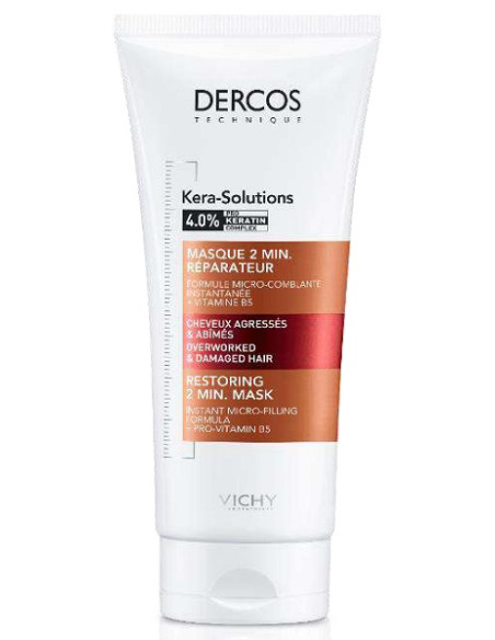 Dercos Technique Kerasol Maschera Riparatrice 2 Min 200 Ml
