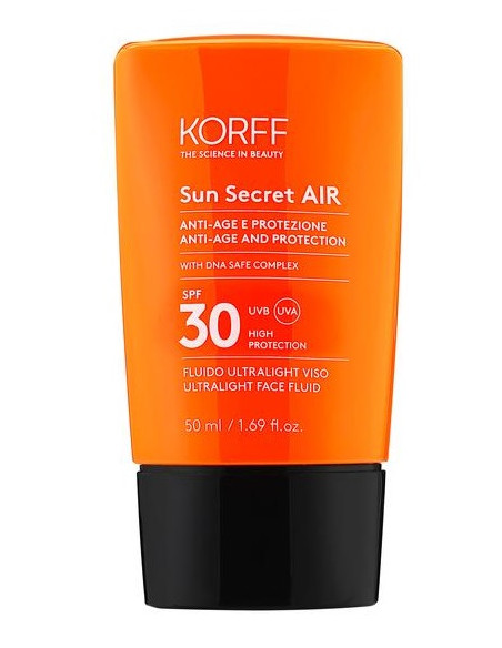 Korff Sun Secret Air Fluido Viso Spf30 50 Ml