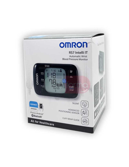 Omron RS7 Intelli IT - Misuratore Automatico di Pressione da Polso