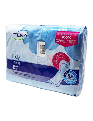 Tena Lady Maxi - 12 Assorbenti Tripla Protezione