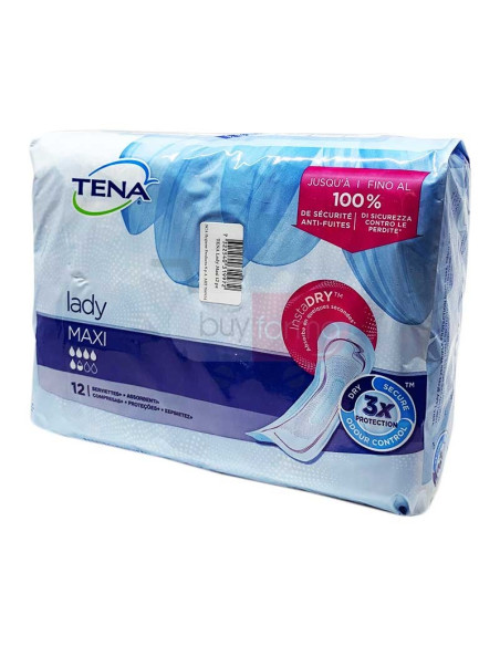 Tena Lady Maxi - 12 Assorbenti Tripla Protezione