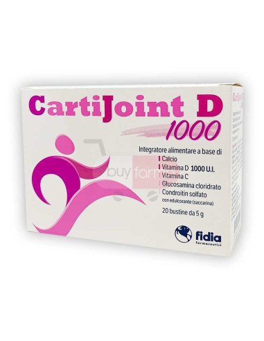 CartiJoint D 1000 - Integratore Alimentare da 20 bustine