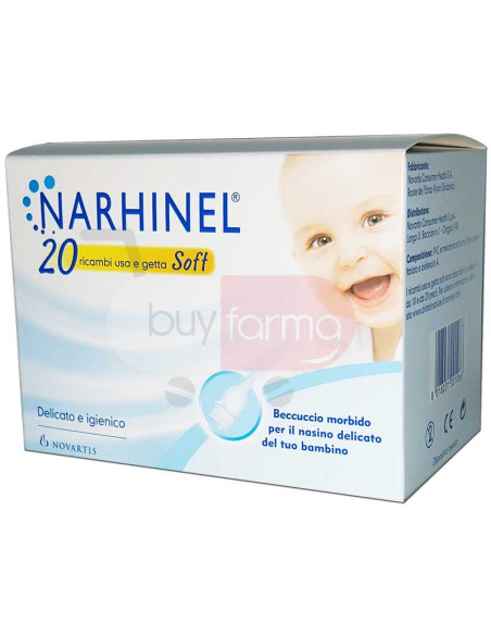 Narhinel - 20 Ricambi per Aspiratore Nasale per Neonati