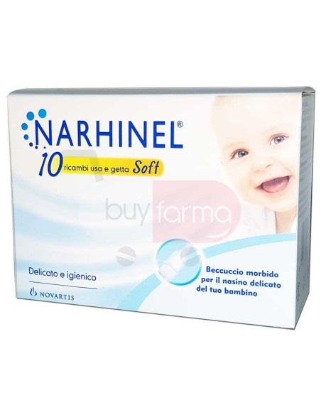 Narhinel - 10 Ricambi per Aspiratore Nasale per Neonati