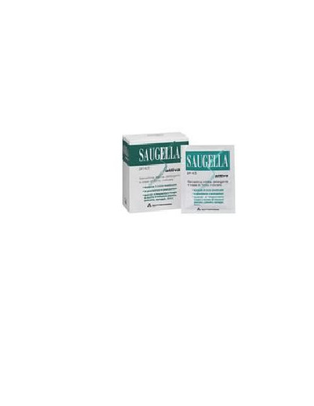 SAUGELLA ATTIVA SALVIETTINE DETERGENTI 10 BUSTINE