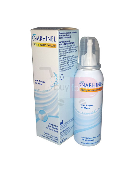 Narhinel - Spray Nasale Delicato con Acqua di Mare da 100ml