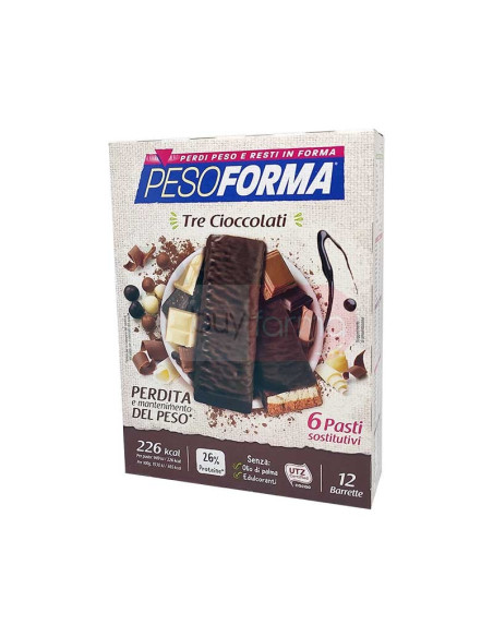 Pesoforma - Tre Cioccolati 6 Pasti Sostitutivi