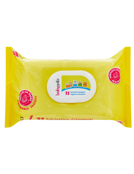 Babygella - Salviettine Morbide Detergenti da 72 Pezzi