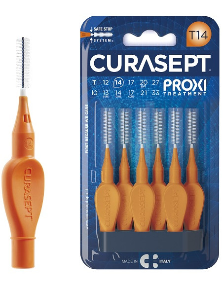 Curasept Proxi T14 Arancio/orange 6 Pezzi