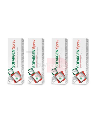 4X Sofargen Spray Medicazione in Polvere da 125ml - Promo Pack