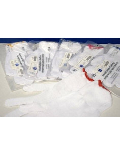 GUANTI IN COTONE COLORE BIANCHI SANICAR 9