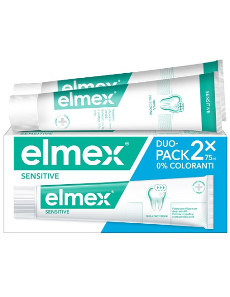 Elmex Sensitive Dentifricio Bitubo 2x75 Ml