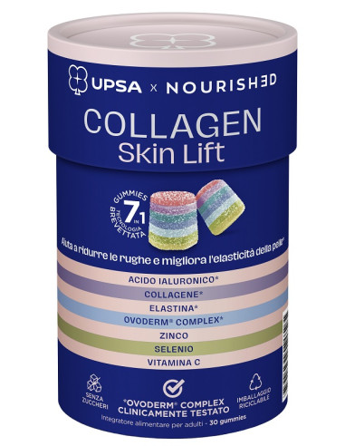 Upsa X Nourished Collagen Skin Lift 30 Gummies