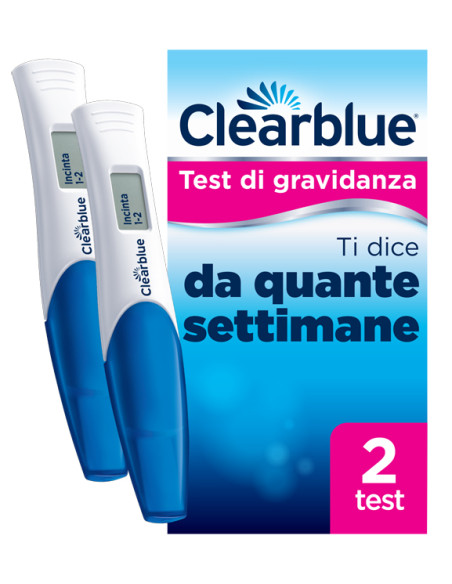 Test Di Gravidanza Clearblue Con Indicatore Delle Settimane2 Pezzi