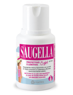 Saugella Girl Protettivo E Lenitivo Detergente Intimo 100 Ml