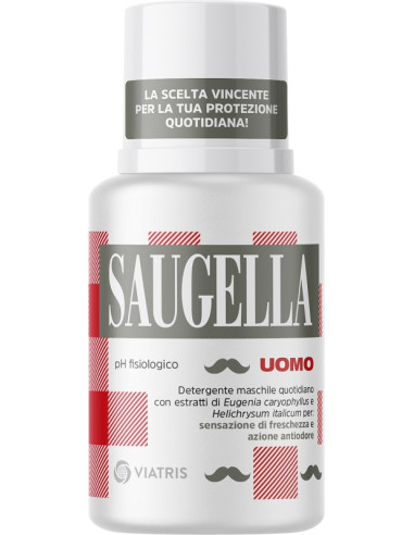 Saugella Uomo Ph Fisiologico Detergente Maschile Quotidiano100 Ml