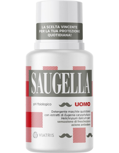 Saugella Uomo Ph Fisiologico Detergente Maschile Quotidiano100 Ml