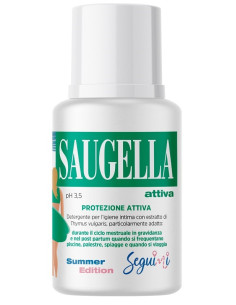 Saugella Attiva Ph 3,5 Protezione Attiva Detergente Igiene Intima 100 Ml