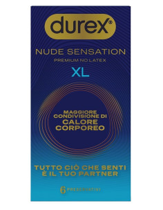Preservativo Durex Nude Sensation Xl 6 Pezzi