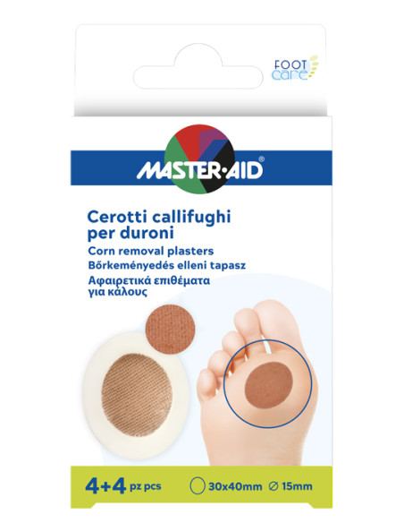 Cerotto Callifugo Master-aid Footcare Per Duroni 4+4 Pezzi B1