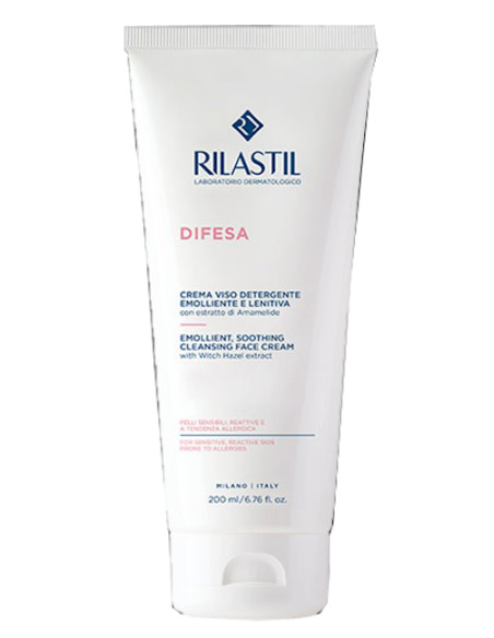 Rilastil Difesa Crema Viso Detergente Emolliente E Lenitiva200 Ml