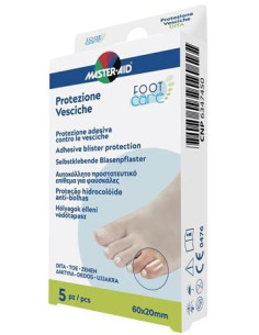 Idrocolloide Master-aid Footcare Vesciche Dita 60x20 Mm 5 Pezzi A2