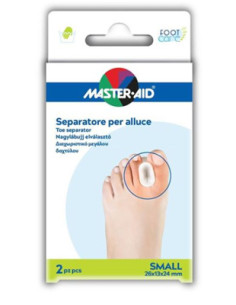 Separatore Dita In Gel Master-aid Footcare Per Alluce Small2 Pezzi D1