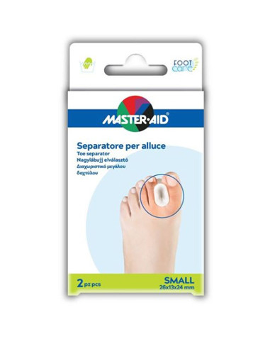 Separatore Dita In Gel Master-aid Footcare Per Alluce Small2 Pezzi D1