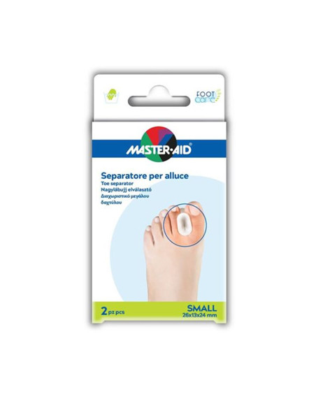 Separatore Dita In Gel Master-aid Footcare Per Alluce Small2 Pezzi D1